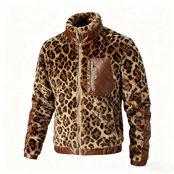 Men’s Fleece Stand Collar Cardigan, Autumn-Winter Casual New Style, Export-Grade Outdoor Jacket