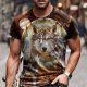 3D Digital Print Men’s Short-Sleeve T-Shirt, Comfortable Pullover, Creative & Personalized