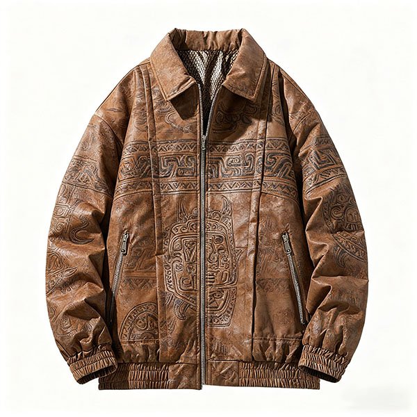 New winter men’s light luxury premium jacket, latest cotton coat, trendy casual essential
